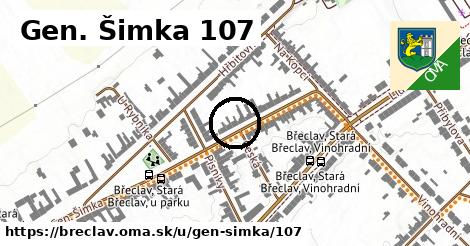 Gen. Šimka 107, Břeclav