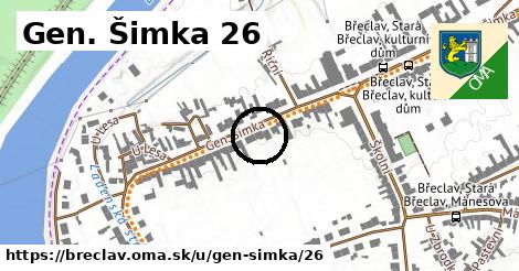 Gen. Šimka 26, Břeclav