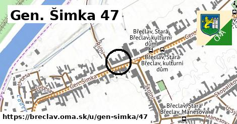 Gen. Šimka 47, Břeclav