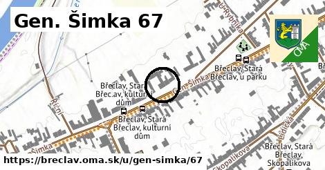 Gen. Šimka 67, Břeclav