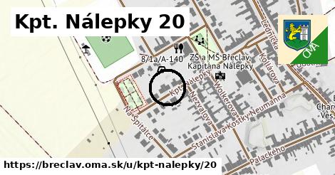 Kpt. Nálepky 20, Břeclav