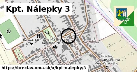 Kpt. Nálepky 3, Břeclav