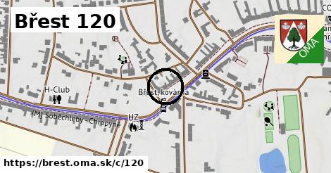 Břest <span class="supisne">120</span>