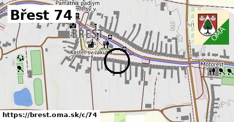 Břest <span class="supisne">74</span>