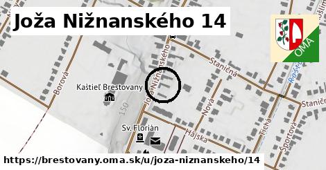 Joža Nižnanského 14, Brestovany