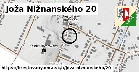 Joža Nižnanského 20, Brestovany