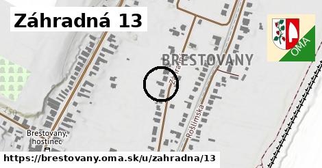 Záhradná 13, Brestovany