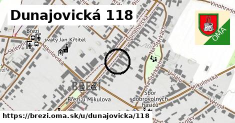 Dunajovická 118, Březí