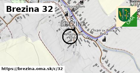 Brezina <span class="supisne">32</span>