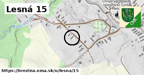 Lesná 15, Brezina