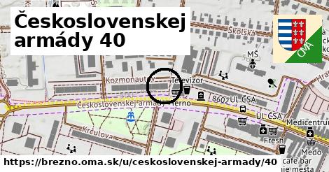 Československej armády 40, Brezno