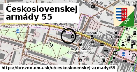 Československej armády 55, Brezno