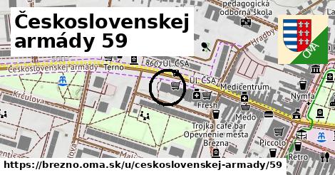 Československej armády 59, Brezno