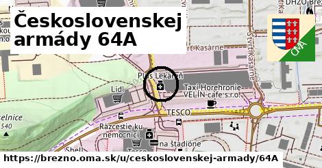 Československej armády 64A, Brezno