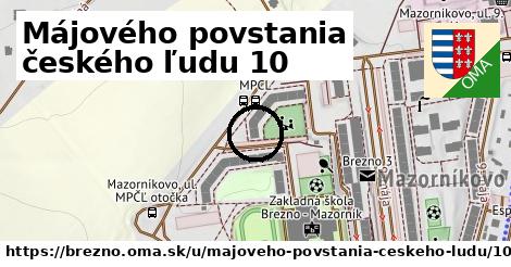 Májového povstania českého ľudu 10, Brezno