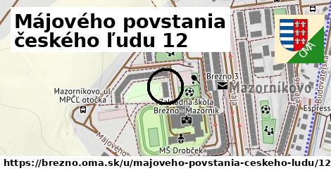 Májového povstania českého ľudu 12, Brezno