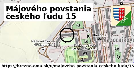 Májového povstania českého ľudu 15, Brezno