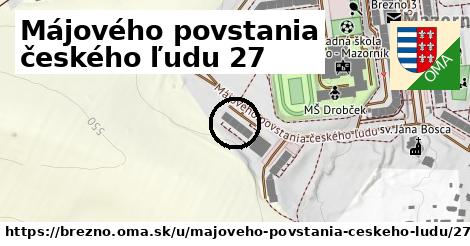 Májového povstania českého ľudu 27, Brezno