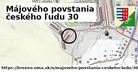 Májového povstania českého ľudu 30, Brezno