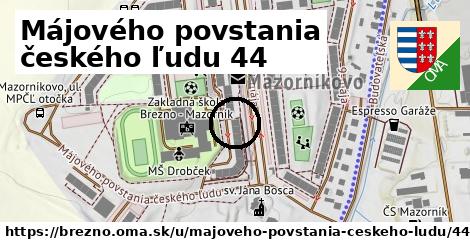 Májového povstania českého ľudu 44, Brezno