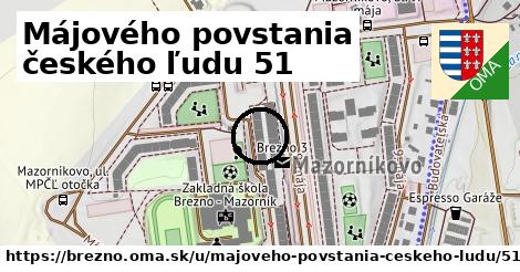 Májového povstania českého ľudu 51, Brezno