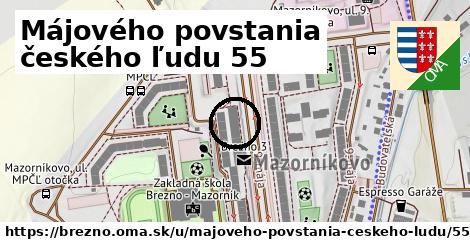 Májového povstania českého ľudu 55, Brezno