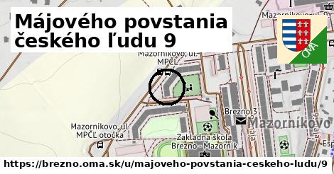 Májového povstania českého ľudu 9, Brezno