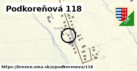 Podkoreňová 118, Brezno