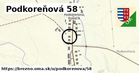 Podkoreňová 58, Brezno