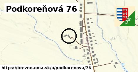 Podkoreňová 76, Brezno