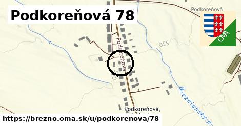 Podkoreňová 78, Brezno