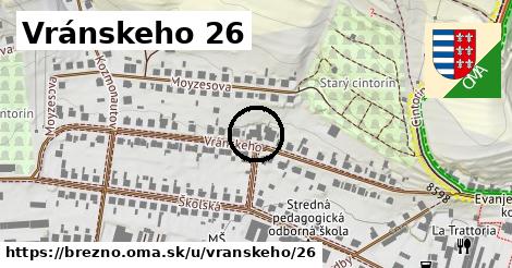 Vránskeho 26, Brezno