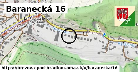 Baranecká 16, Brezová pod Bradlom