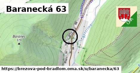 Baranecká 63, Brezová pod Bradlom