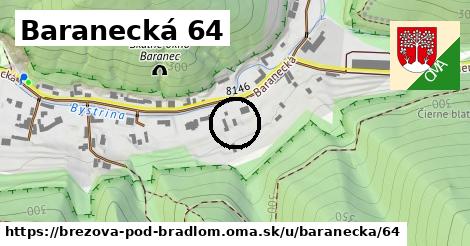 Baranecká 64, Brezová pod Bradlom