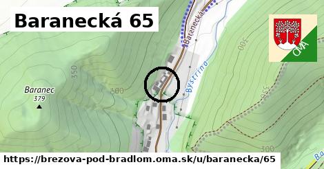 Baranecká 65, Brezová pod Bradlom