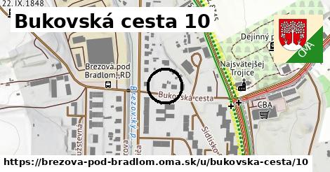 Bukovská cesta 10, Brezová pod Bradlom