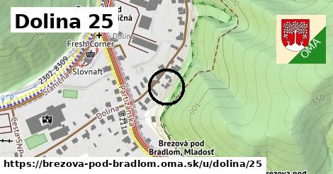 Dolina 25, Brezová pod Bradlom
