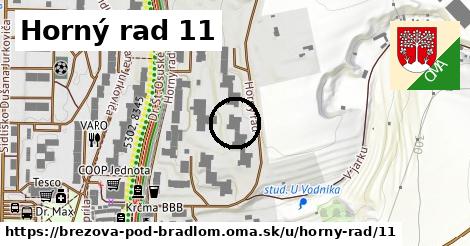 Horný rad 11, Brezová pod Bradlom