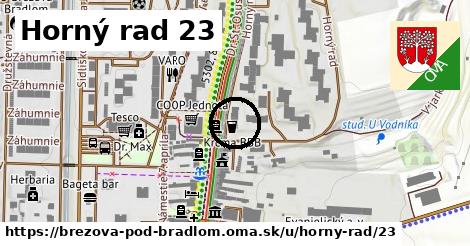 Horný rad 23, Brezová pod Bradlom