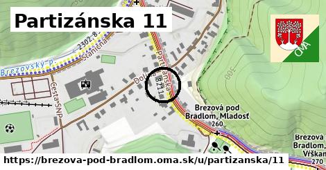 Partizánska 11, Brezová pod Bradlom