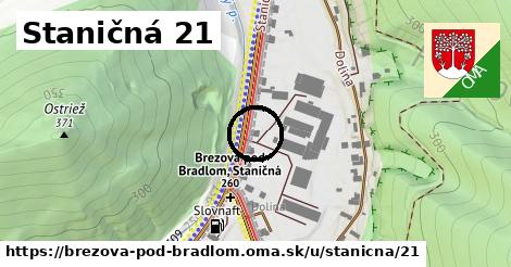 Staničná 21, Brezová pod Bradlom