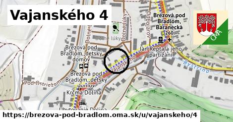 Vajanského 4, Brezová pod Bradlom