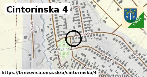 Cintorínska 4, Brezovica