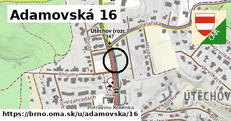 Adamovská 16, Brno