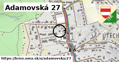 Adamovská 27, Brno