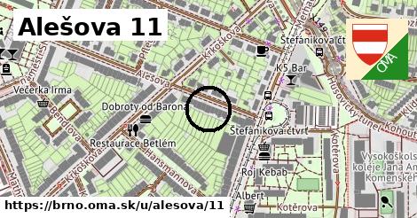 Alešova 11, Brno