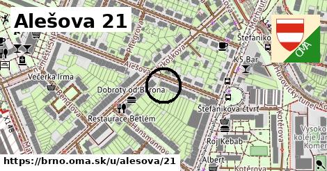 Alešova 21, Brno