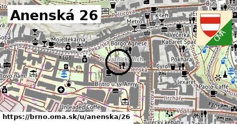 Anenská 26, Brno