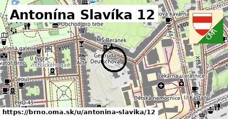 Antonína Slavíka 12, Brno